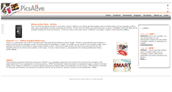 Desktop Screenshot of picsalive.com